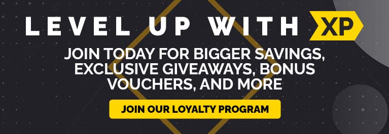 Promotional banner for XP program