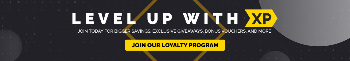Promotional banner for XP program